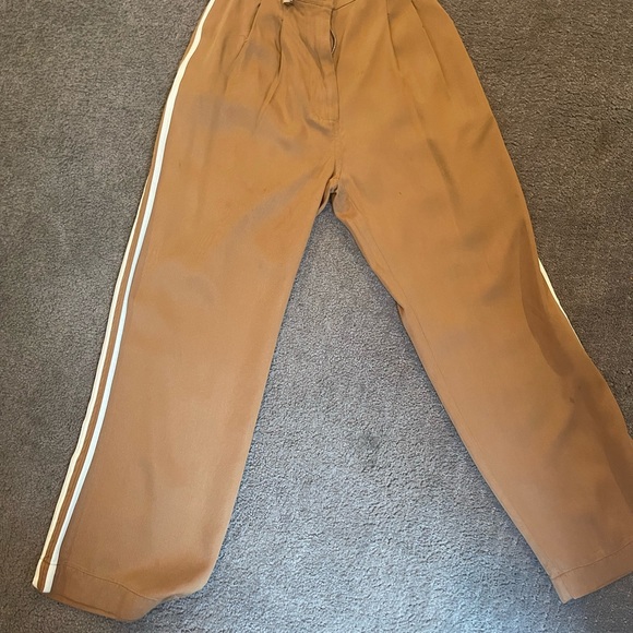 DONNI. Brown Trousers with White Accents - Picture 2 of 4